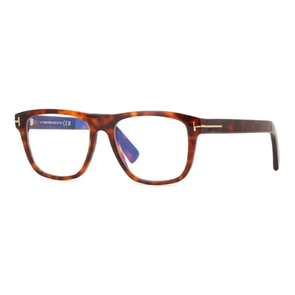 NEW TOM FORD EYEGLASSES HAVANA RED MEN EYEWEAR